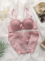 Premium Quality Spandex Women Bra Panty Lingerie Set - Image 5