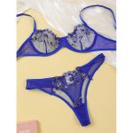 Flower Transparent bra panty set - Image 11