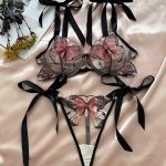 Butterfly Lace Transparent Bra Panty Set - Image 7