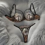 Premium Quality Leopard Bra Panty Set - Image 8